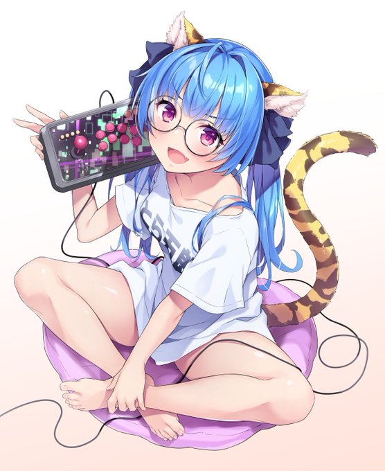 格ゲーVtuberとら五郎さん
を描きました🐯#虎art 