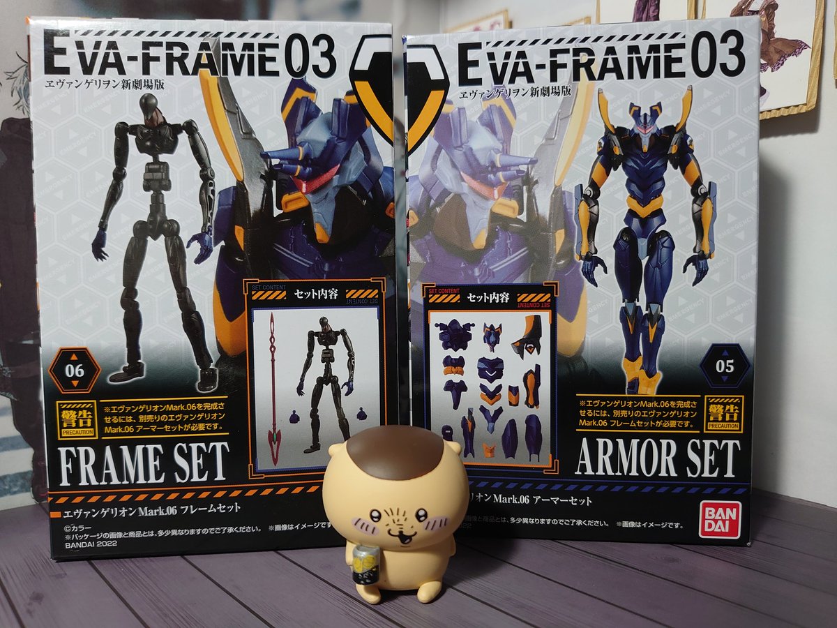 figma18's tweet photo. #EVAFRAMEヱヴァンゲリヲン新劇場版03
#EVAFRAME03
Mark.06ありました〜
呑みながら、バンダイさんのヘン○イ技術を楽しみます(笑)〜 https://t.co/gqq6S6jzJC