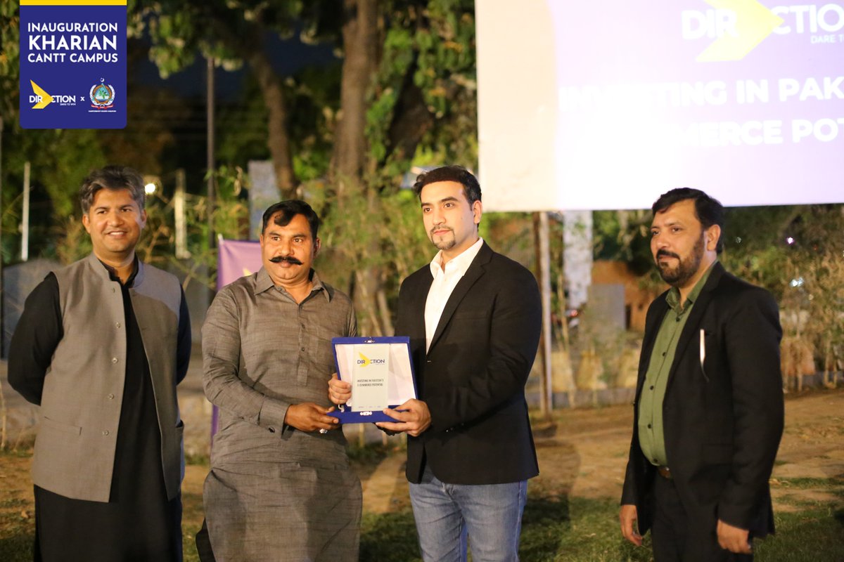 DirActionSkills's tweet photo. Special thanks to Mr. Fahim Ali (Cantanoment Executive Officer), Brig. Raja Azhar Ayub Kayani (President CBK), Maj. Touseef Tamami (DQ Station HQ), Mr. Naseer Ahmed (Vice President CBK), Mr. Ghulam Ahmed (Member CBK) and Engr. Dr. Shoaib Rauf.

#DirAction #Kharian #CampusLaunch https://t.co/cg8U8dyfS8