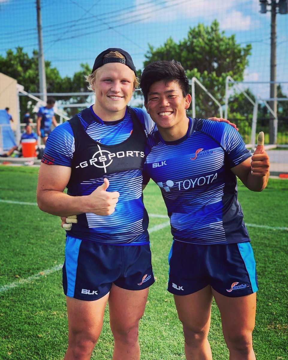 TakahiroKimura9's tweet photo. そして今日は大仲良しのサムと久しぶりに会えました😁 @samgreene10_ 
豊田自動織機シャトルズの頃、ずっと一緒にいた元チームメイト。次はグラウンドの上で会おうね！また一緒にプレーしようね！って誓いました🙆‍♂️
Can’t wait to play against you Sammy😘 https://t.co/xh1Qrb28AL
