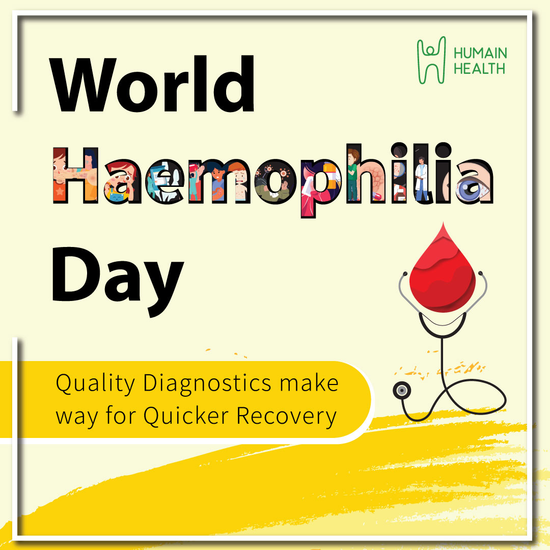 gohumain's tweet photo. ...to everyone affected, we wish to contribute towards a hemophilia-less world.
Get in touch with the experts for consultation: +91 79966 33333
#AdvancedLabTest #OnlineHealthPackageBooking #HomeCollectionFacility #HospitalLabManagement #WellnessSolutions #PreventiveHealthcare https://t.co/iOfNvJZ8lk