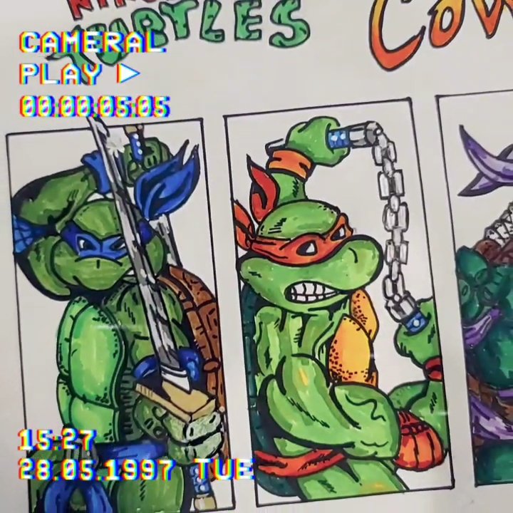 OscarxMetax's tweet photo. Yooo, #TMNT was a huge part of my childhood, I grow up watching the TV show, playingin in my Super Nintendo and getting the actions figures,  what a memorable day, I came to show some love to those day's and the  @tmntnft famm, love you guys #NFTCommunity #NFTs #Cowabunga https://t.co/ltRfLdDpE6