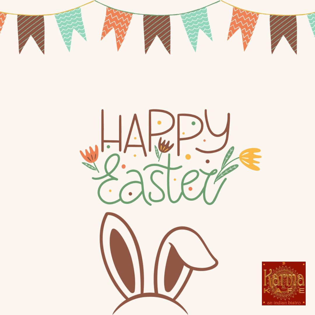 From our family to yours we wish you a Happy Easter 🐣

Celebrate this day with a feast at Karma Kafe! 

For Reservations call: 201.610.0900

#KarmaKafe #HappyEaster #EasterSunday #Hoboken #HobokenEats #Easter2022