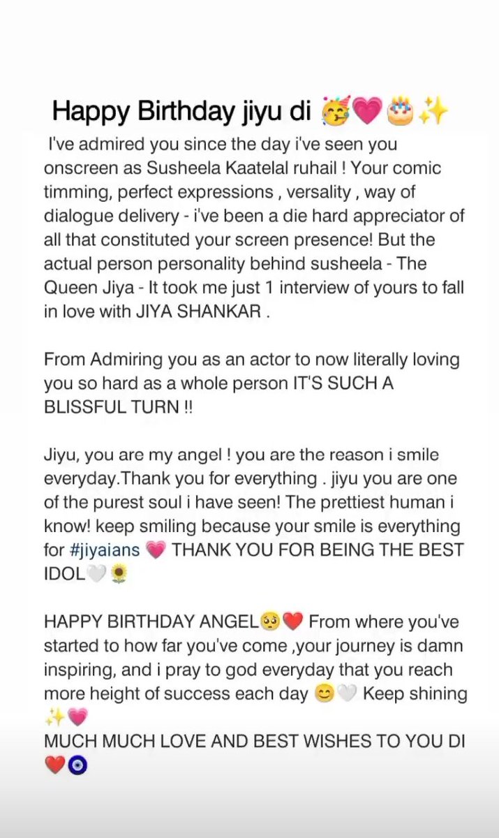 jiya_fan's tweet photo. love you soooo much di

HBD JIYA SHANKAR
#jiyashankar 
@heyshankar_ https://t.co/aUYTpi63PF