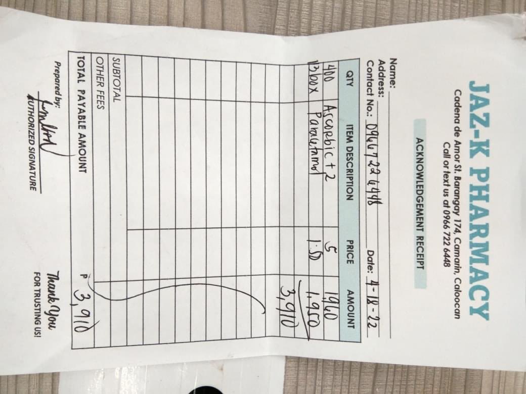 abels3_5's tweet image. TRANSPARENCY REPORT: As of April 17, 2022, 6:00PM

Your donations have come into fruition! AB ELS 2-5 students bought boxes of medicines (Paracetamol) and vitamin Cs. Stay tuned for updates.

#iloiloneedshelp #LeyteNeedsHelp #CapizNeedsHelp #BaybayNeedsHelp #AgatonPH