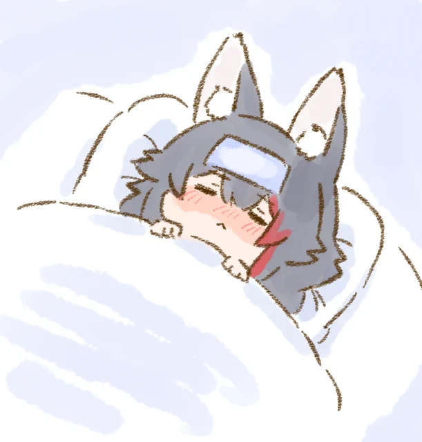 早く元気になりますように
#みおーん絵 