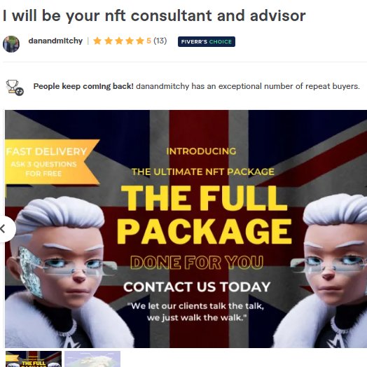 DanandMitchy's tweet photo. previously we posted we had achieved the award and only 1 point away from achieving it on our other listing well we've achieved it on both Listings now thanks @fiverr #nft #nftcommunity #nftadvisor #danandmitchy #nftconsultant #nftmarketer #nftmarketing #nftmarketingagency #nfts https://t.co/8XTDpAI3M2