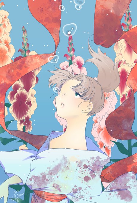 金魚草のtwitterイラスト検索結果