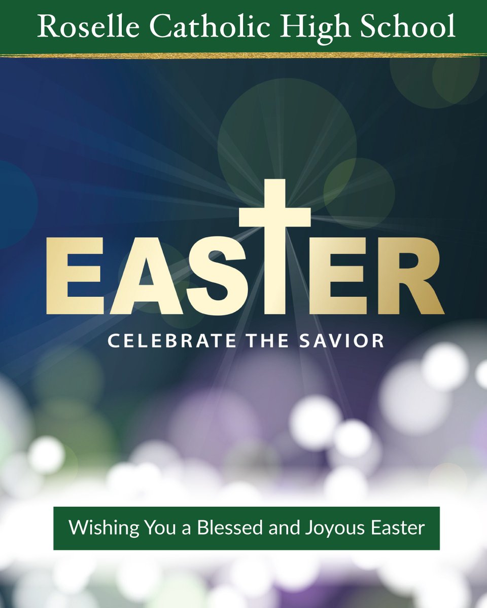 RoselleCatholic's tweet photo. Have a healthy and blessed Easter ✝️🤎 https://t.co/8iIwt3kG6c