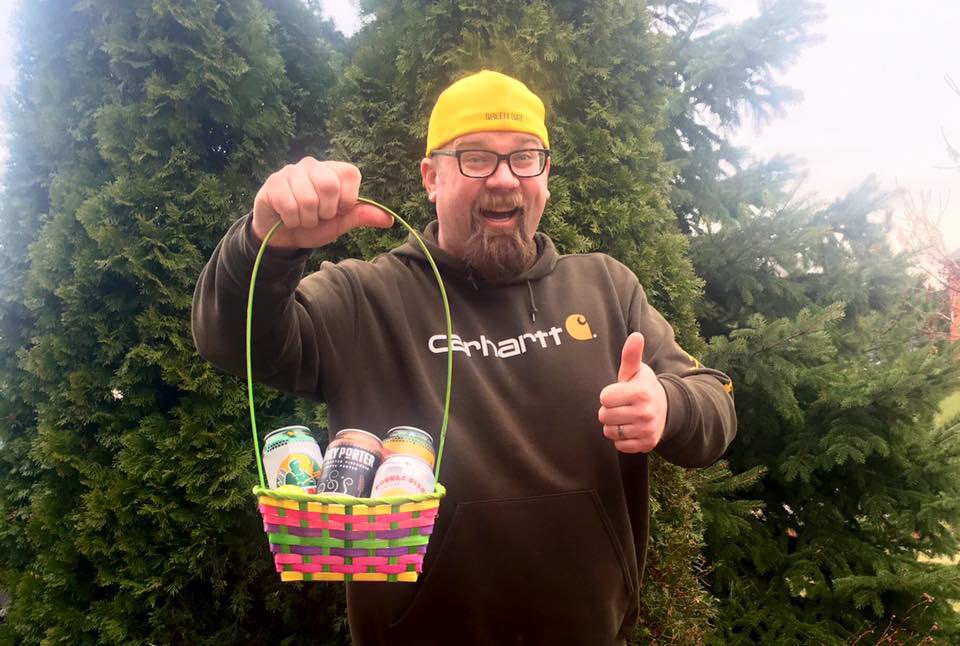 Is all the candy the Easter bunny brought you making you thirsty? Good news - the tap room is open 1-6pm today so hop on down and we can help you out! #hoppyeaster