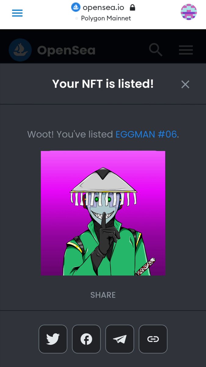 EGGMAN01_nft's tweet photo. New Listing, NFT EGGMAN 01 In Phase 01 with Code : #05, #06, #07. Prices start from 0.0025 - 0.0027

@NFTindonesia_
@RepostNFT
@ArnoldPoernomo
@COLLECT0R_NFT

#NFT #NFTGiveaways
#NFTdrop
#NFTCollection
#NFTProject
#nftcollector
#nftart
#NFTs

https://t.co/ucSd3yPKeg https://t.co/mQmAvOi3Zw