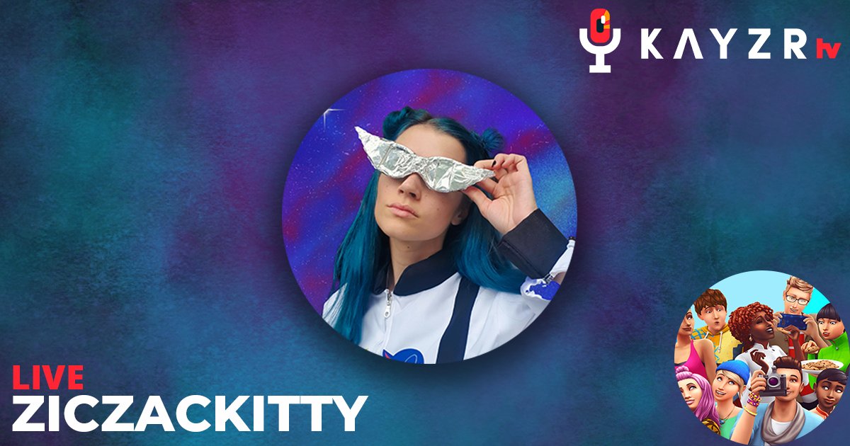 🔴Live now with @ziczackitty on KayzrTV!🔴
Grab a coffee ☕, sit back and enjoy the stream via twitch.tv/kayzr