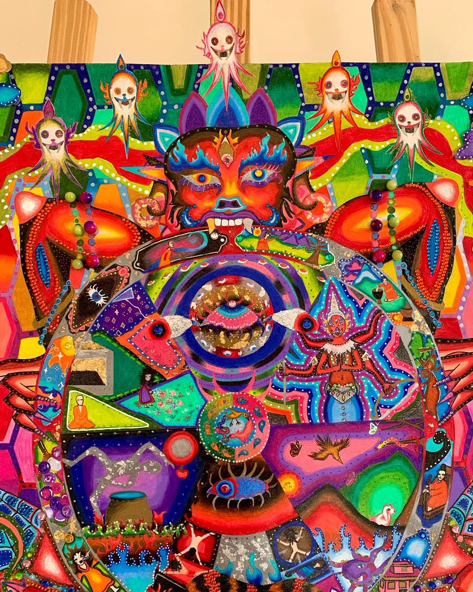 cupidcantcry's tweet photo. details from my most recent painting https://t.co/LfXOuYJxux