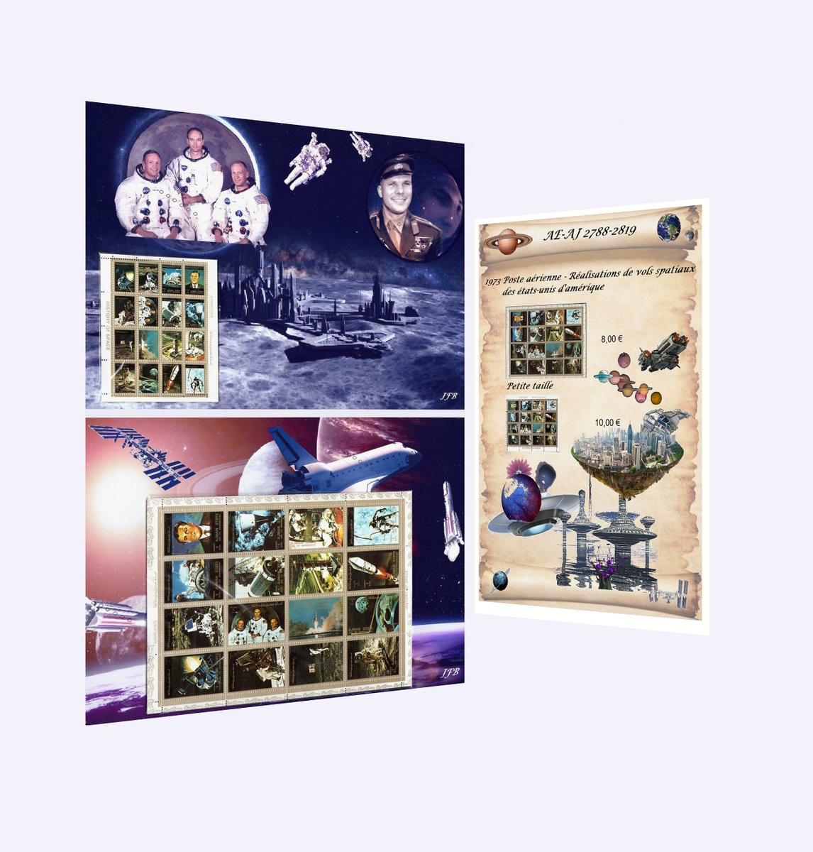 barbierjeanf's tweet photo. History of the conquest of space A4 Color Print Decor and Phil by JFBdecor https://t.co/9orTYuA5wV via @Etsy
#SpaceConquest #NeilArmstrong #BuzzAldrin #YuriGagarin #OriginalArtwork #A4ArtPrint#Philately #ScratchBooking #DigitalArt #WallDecoration #PhilatelistGift #SingleModel https://t.co/ICncWofrIx