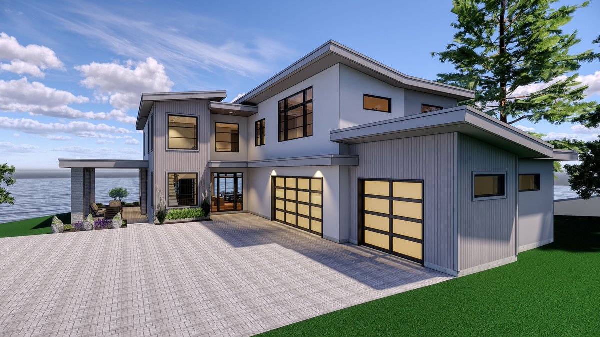 Lochside waterfront!  We're back!  On a real roll with new custom homes along this fabulous stretch of Saanich Peninsula waterfront.  Here's the latest; shovels in the ground any day.  Should be a nice site for spring framing:)