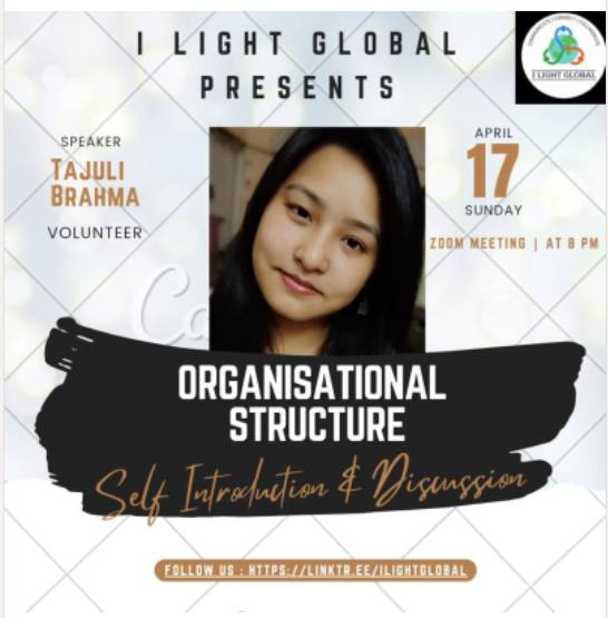Ilightcomms's tweet photo. #speakerseries #ILightGlobal #VoiceThatMatters #NGO #ChildrenRIghts
A Great Session on Organisational Structure by Tajuli Ma'am. https://t.co/mQfDM8EoUn