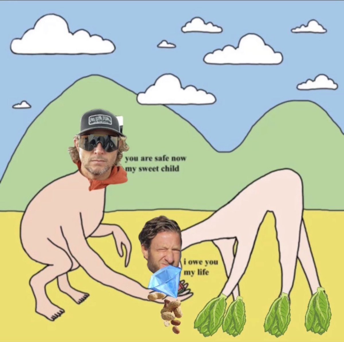 Watching <a href="/stoolpresidente/">Dave Portnoy</a> prosper reminds me of when I saved him from that lettuce 🥬 hands and paper dick life.