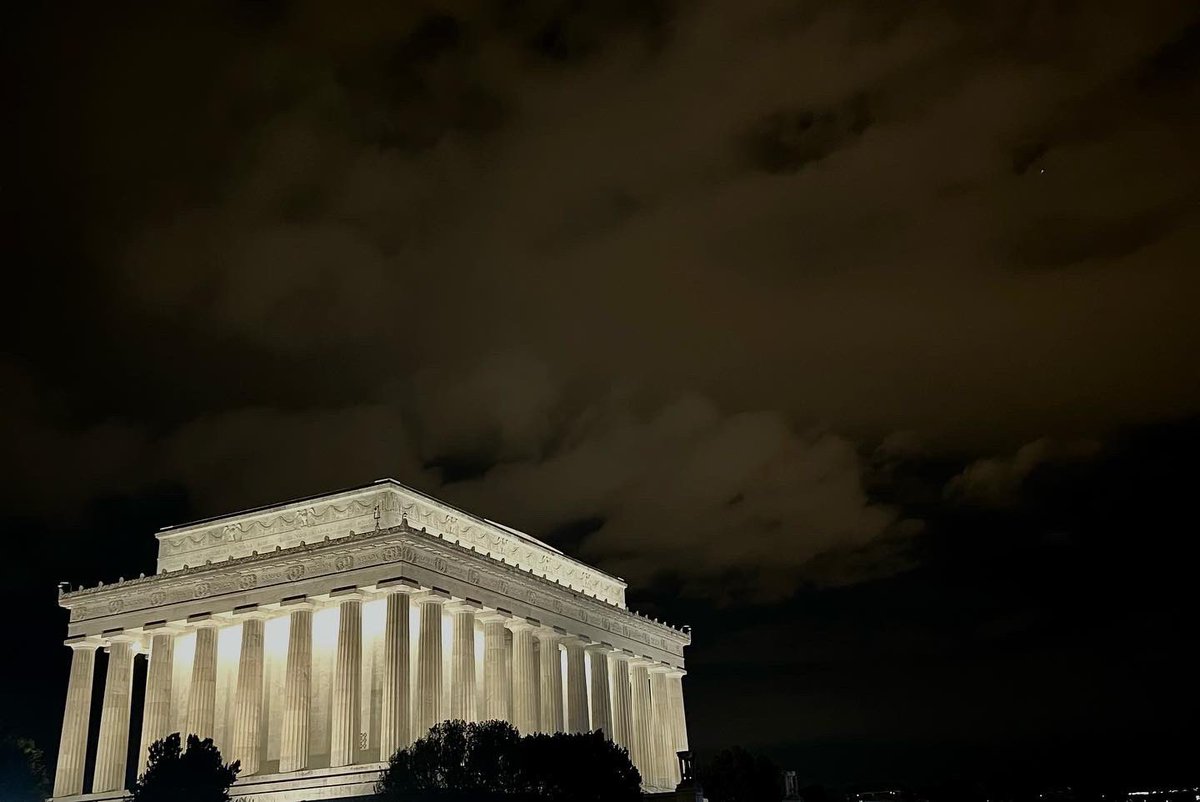 Today, we celebrated our risen savior at the 42nd annual Lincoln Memorial Sunrise Service! We are grateful for this opportunity to share the good news of our Savior. #HeisRisen!