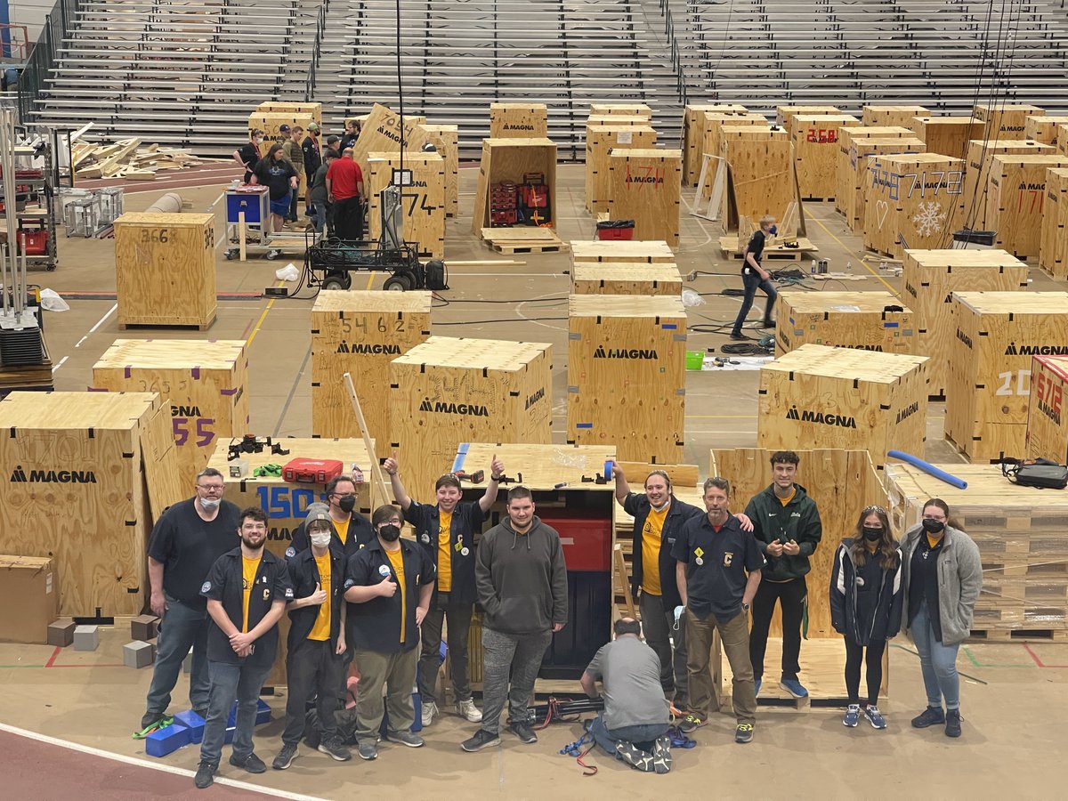 ChelseaRobots's tweet image. Team 1502, Technical Difficulties excited to be going to @FRCTeams  World Championships!  Perfect end to an awesome @FIRSTinMichigan Championship run.
Robot Packed ✅
Pit Packed ✅
Young Engineers excited ✅
Next stop Houston!
@Chelsea_HS @FIRSTweets #Rapidreact #omgrobots