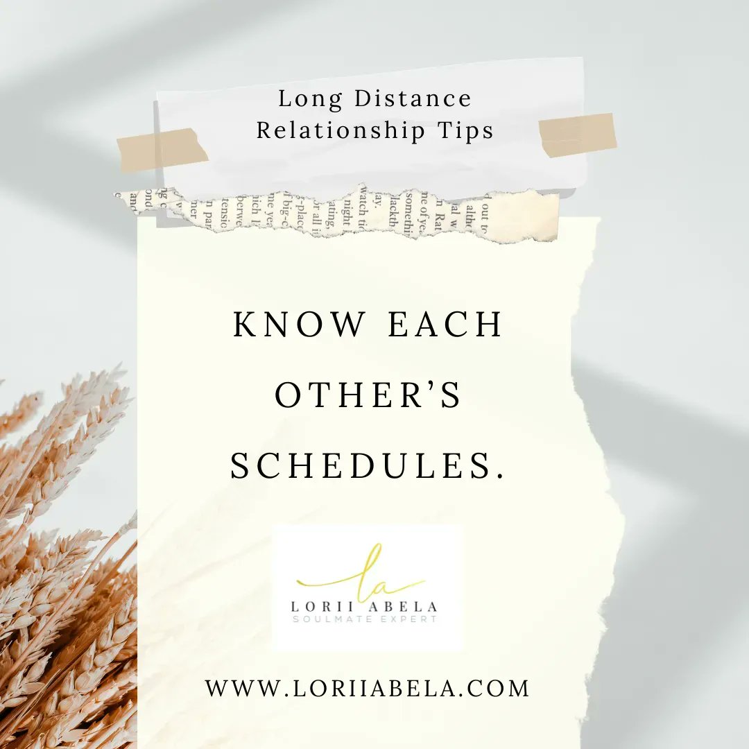 MatchmakerLorii's tweet image. It’s helpful to know when the other person is busy and free. So that you can drop a text or make a call at the right time. You wouldn’t want to disturb your partner when they are in the middle of class or halfway through a business meeting.

#LDR #matchmakertips