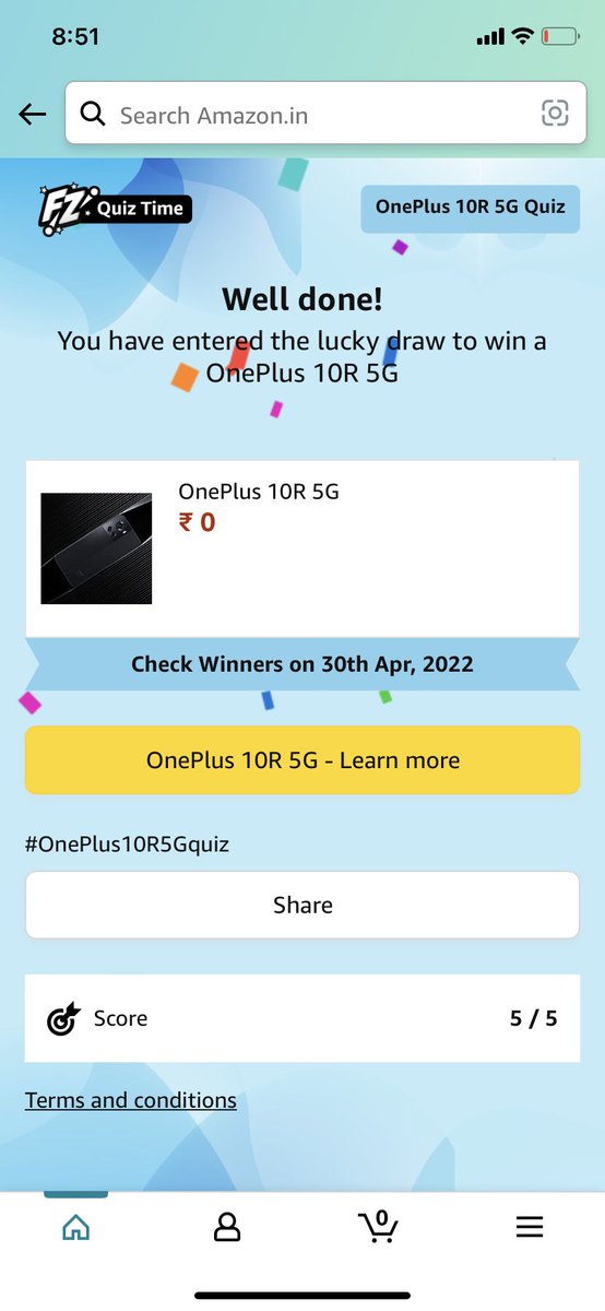 HuzaifaMq's tweet photo. @amazonIN @OnePlus_IN 
#AmazonMobilelnsider #OnePlus10R5G https://t.co/u1sxyI2hPW