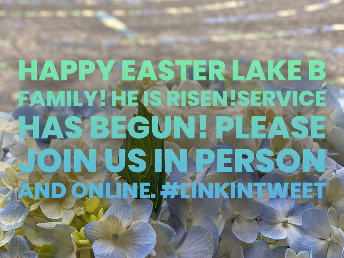 Lake_B_Pres's tweet photo. Happy Easter Family!!! Service has begun!  Please join us online and in person!  #linkintweet https://t.co/vCm8gqsX8a https://t.co/3isjbh44n6