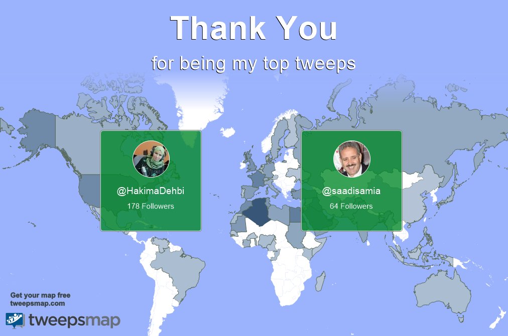 sellamdz's tweet photo. Special thanks to my top new tweeps this week @HakimaDehbi, @saadisamia https://t.co/2vPDnzyRpQ