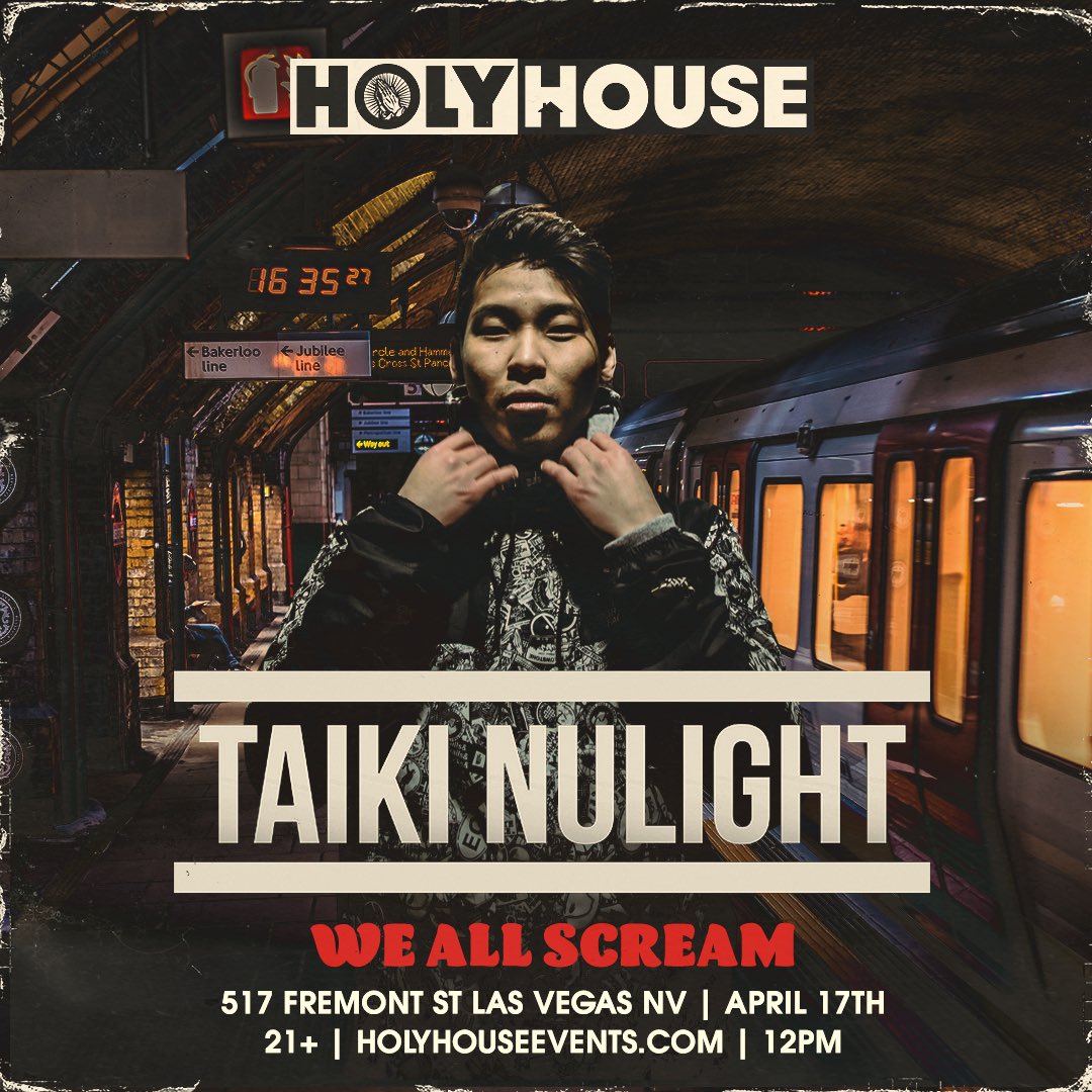 WeAllScreamDTLV's tweet photo. TODAY
12PM
@Taiki_Nulight via @HolyHouselv
TICKETS: https://t.co/aJrFvOtP8D
#weallscreamdtlv #weallscream #icecream #dtlv #downtownlasvegas #fremontstreet #indiedance #nudisco #rooftop #pioneeracoustics #dance #sweettreats #holyhouse #taikinulight https://t.co/2mRpstxpx3