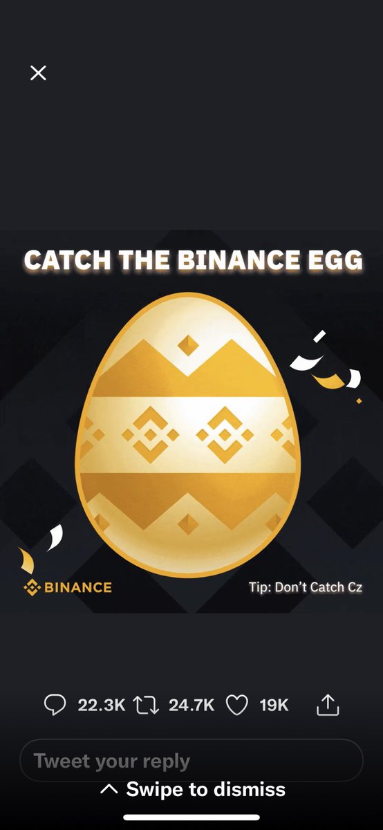 futurebabydoge's tweet photo. @binance #BinanceEggHunt https://t.co/1FkFDM4qGE