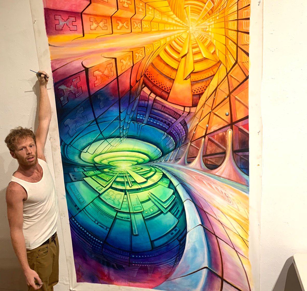 For those of you who don’t know me, my name is Seth McMahon. I am a 37 year old artist currently living in Colorado. I have traveled the world and made a lot of paintings along the way. It is a pleasure to connect!