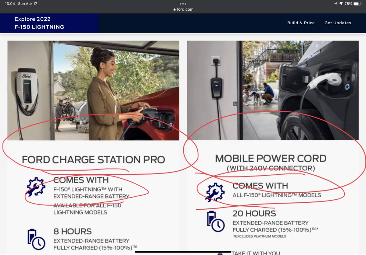 bombero1394's tweet photo. As a family with 4 @Tesla, I just got that much more excited about my @Ford #LIGHTNING. Look what it comes with @elonmusk. Here’s to hoping you change your mind before my #cybertruck arrives one day #chargergate @jimfarley98 @mrlevine https://t.co/e9wFd1Di6l