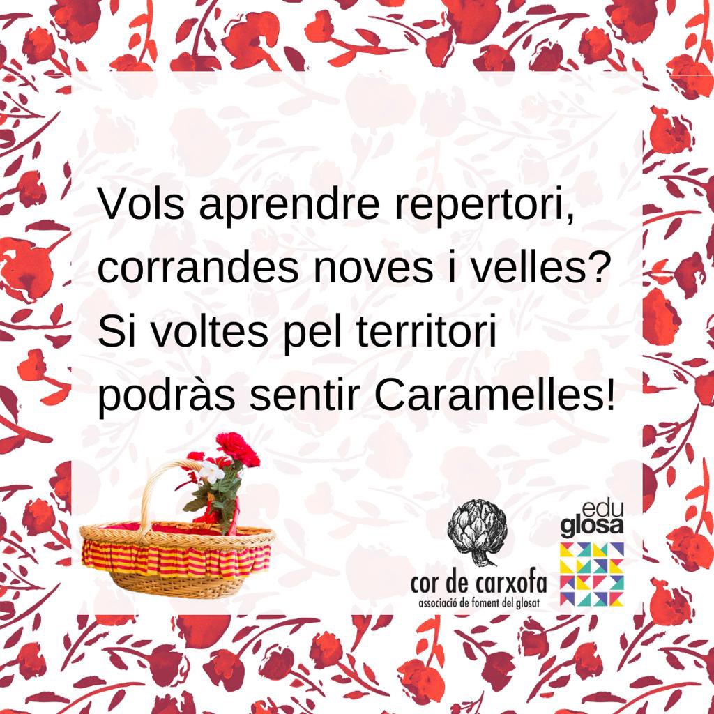 És temps de Caramelles o de Camalleres? 😉

Del més gran al més petit
en moviment o parades
esperem que hagueu gaudit
d’unes molt bones cantades

#glosa #corrandes #caramelles #camalleres #culturapopular #tradicionscatalanes <a href="/CordeCarxofa/">Cor de Carxofa</a>