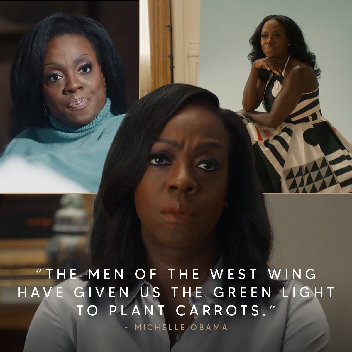 TheKateMulgrew's tweet photo. Out now on @Showtime - these women shaped our nation. @violadavis is incredible as Michelle Obama! #TheFirstLady https://t.co/VzUdnxkKef