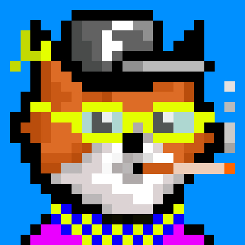 Fowmania_NFT's tweet photo. Fox Punks
https://t.co/FN2Gbc5gOj
#nft #alturanft @altura_nft #NFTs #FoxPunks #fox #punk #pixelart https://t.co/lEPrY87Rtu
