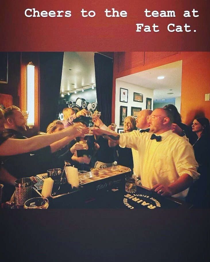 Our congratulations🎉 to the newlyweds Mike and Drew! Thank you for choosing to celebrate your wedding at Fat Cat. 😻