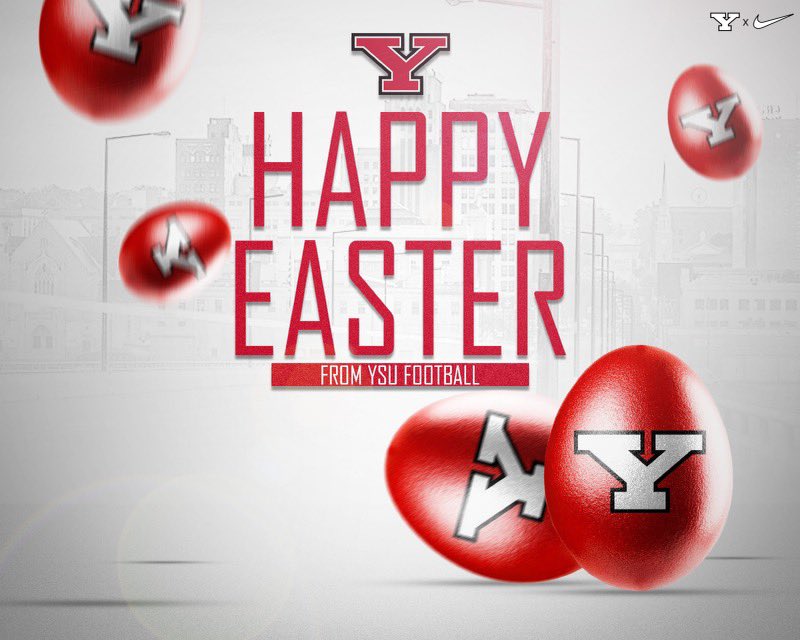 Happy Easter from Youngstown State Football🐧🏈 #GoGuins // #GritU