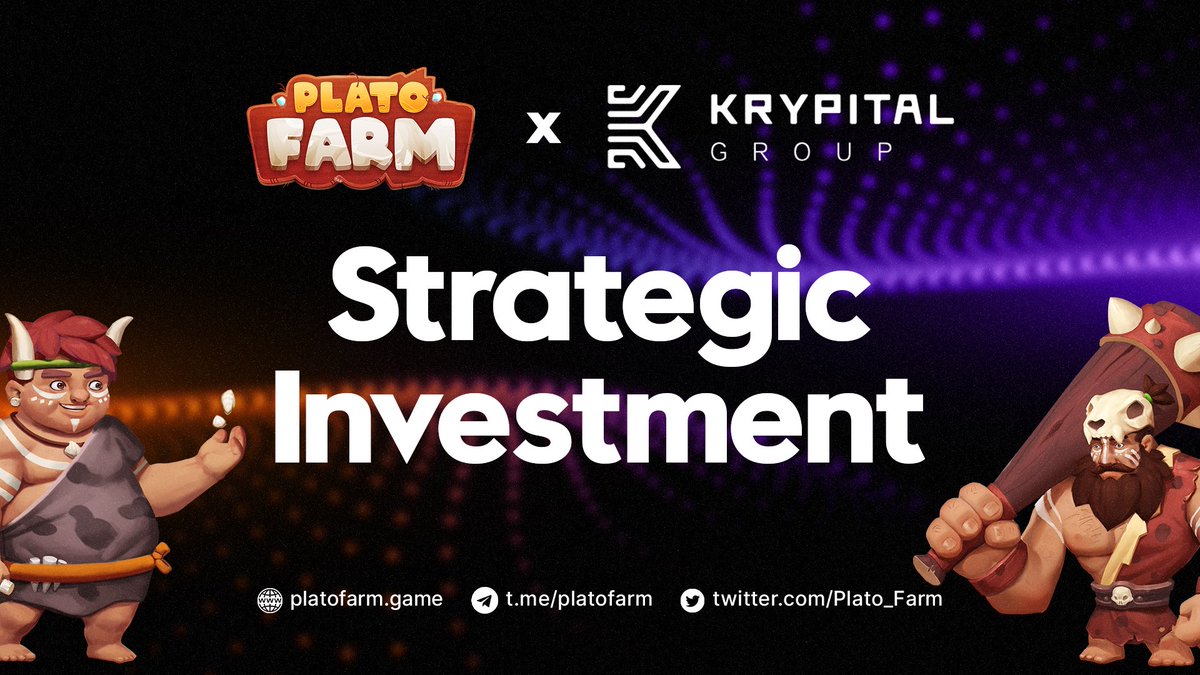 Ai_Eusebio's tweet photo. Did you know that @KrypitalGroup has made a strategic #investment in #PlatoFarm!? This is such an awesome partnership and there's more to come!😍
👉#KrypitalGroup is a leading global #venturecapital firm and #blockchain incubator.
TG: https://t.co/C4W0B9NJJv
#PLATO #Metaverse https://t.co/MnxcgJjTZe