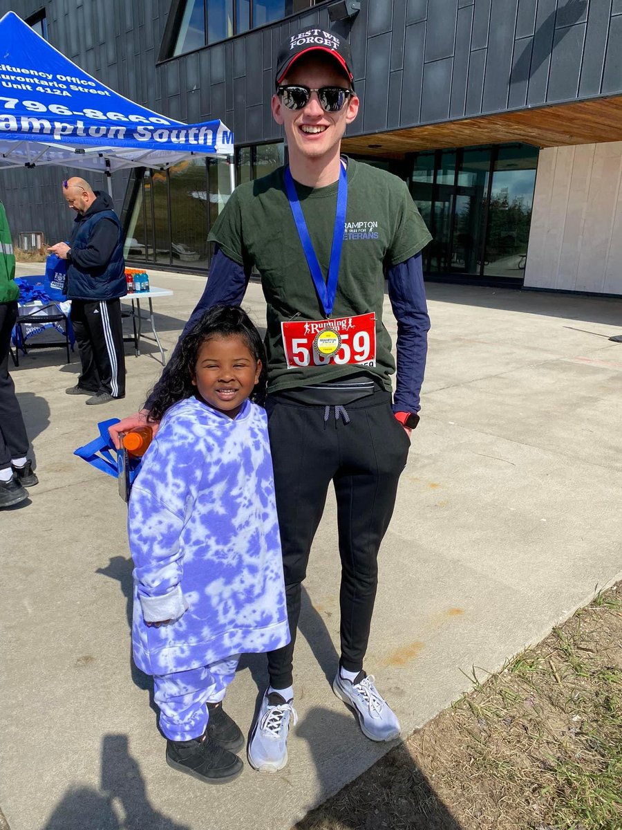 realcodyvatcher's tweet photo. Proud to run🏃♂️ in the #RunforVeterans supporting our local Vets. Thanks 4 presenting the medals Min. @PrabSarkaria
great to see Mayor @patrickbrownont Dpty. Mayors @medeiros_martin & #PatFortini, Cllrs @Charmomof5 & @councillorjeff
#LestWeForget #BramPoli #OnPoli #cndpoli https://t.co/OeTMvn05px