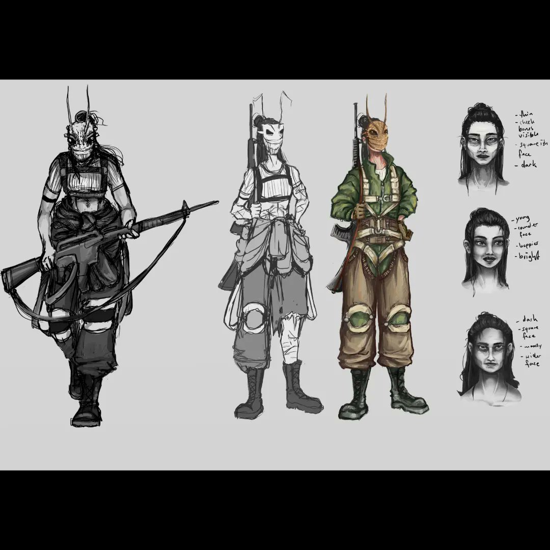 homunkula00's tweet photo. Former pilot and leader of a cannibalstic cult that gloryfies locusts. 
#conceptart #characterdesign #characterart #conceptartist #locust #freelanceartist https://t.co/WBtlXkTDJ7