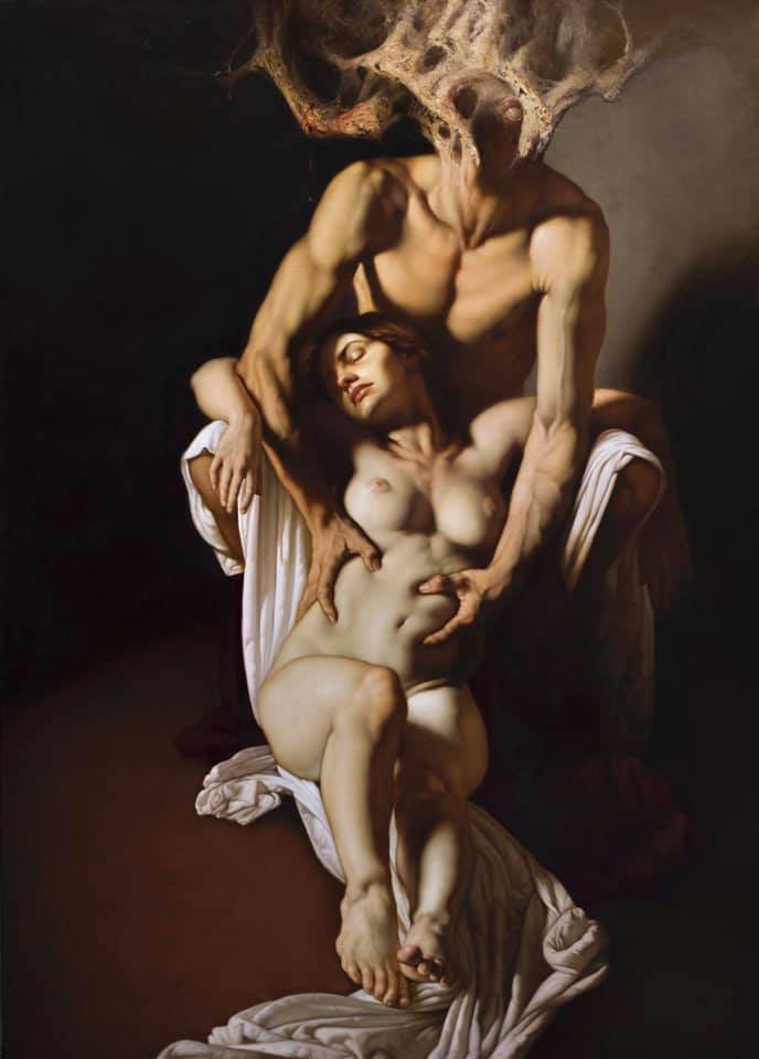 neon_based's tweet photo. It's not Carravagio, but absolutely amazing artist Roberto Ferri (1978)!

I recommend you take a look at his portfolio of masterpieces 💎 https://t.co/dUqZHmEucz