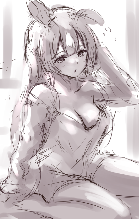 サトノダイヤモンド(ウマ娘) 「ラフ描き 」|えすじぃのイラスト