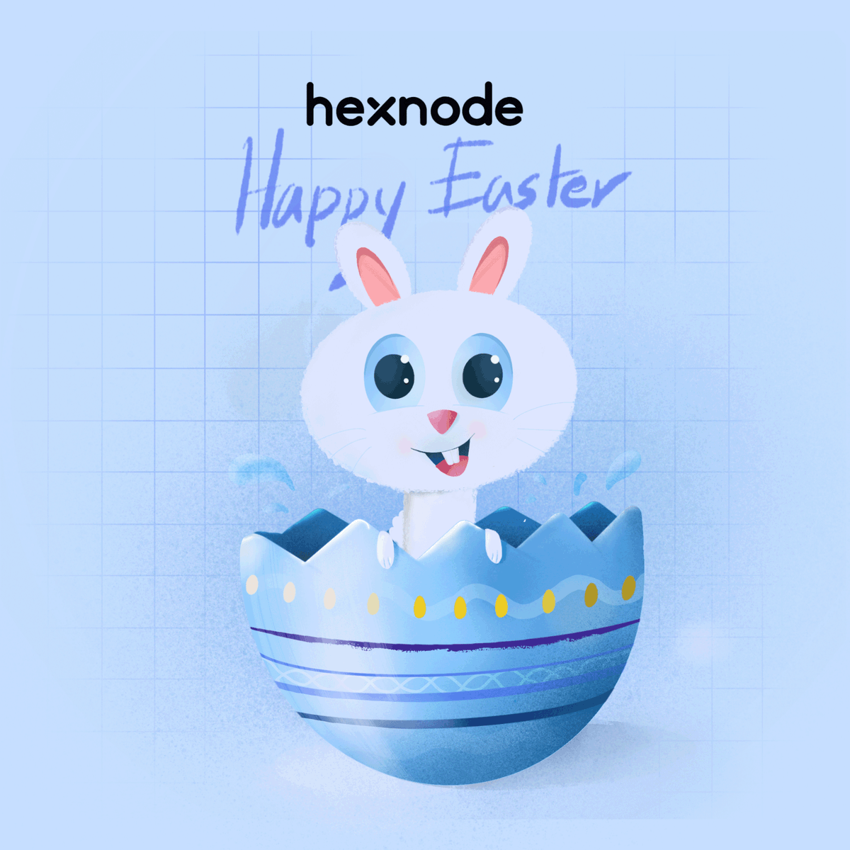 thehexnode's tweet image. The sight of brightly coloured eggs scattered across the grass and baskets overflowing with candy means only one thing: #Easter is upon us!  

May this Easter shower you all with joy and happiness. Here’s team #Hexnode wishing you all an egg-stra special easter!