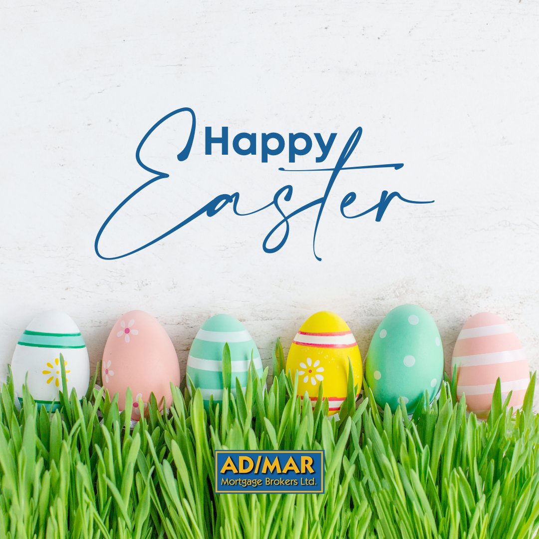 admarmortgage's tweet photo. Happy Easter from the Admar Mortgages team.
Enjoy your day with family!
#Easter #HappyEaster #SpringMortgage #MortgageBroker #Broker #Brokerage #Ontario #Orangeville #DufferinCounty #HomeOwner #FirstHomeOwner #HomeLoans #Refinance #FirstTimeHomeBuyer #Loan https://t.co/wO0ihVNmqe