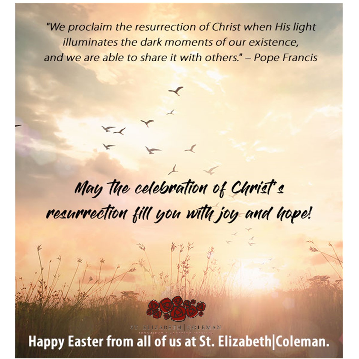 HE HAS RISEN! 
Death could not hold Him. Rejoice in the Resurrection of Jesus Christ.  
Matthew 28