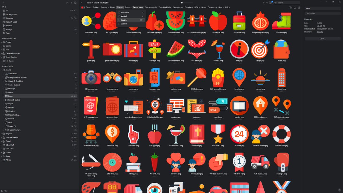 VKossenko's tweet photo. I absolutely fell in love with the @eagle_app. Learn more about why Content Creators should use Eagle on my blog: https://t.co/mTArAzYEmx #EagleApp https://t.co/6GcbYnRknQ