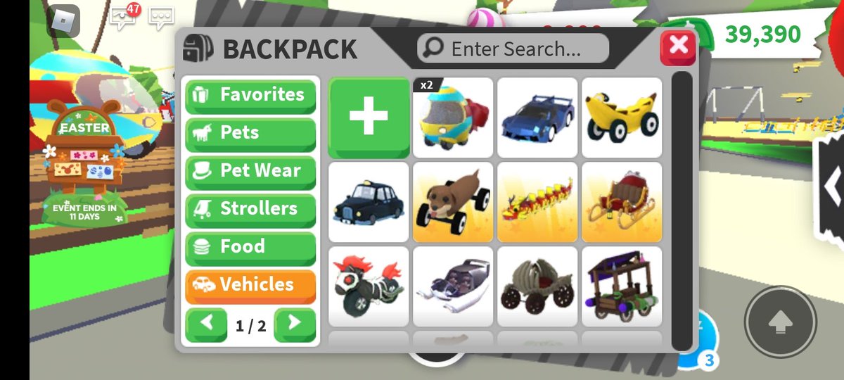 rottenstarv's tweet photo. 🐣easter giveaway!

🐣one winner, egg delivery machine

🐣rules:
~ follow me
~ like and rt
~ comment 'done'

🐣ends at 40+ entries
#adoptmegiveaway #adoptmegiveaways #adoptmegws #adoptmegw #adoptmegive #adoptmevehicle #adoptme #AMTrading https://t.co/nYuX6Mnac1