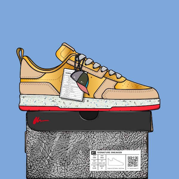 DanFreebairn's tweet image. #SignatureSneakerSunday

🎉 GIVEAWAY Special! - Simply RT this tweet and reply showing me your Signature Sneaker with #SignatureSneakerSunday.

Tomorrow I’ll select one winner to receive this Gold Sneaker from the community wallet!👇🏻