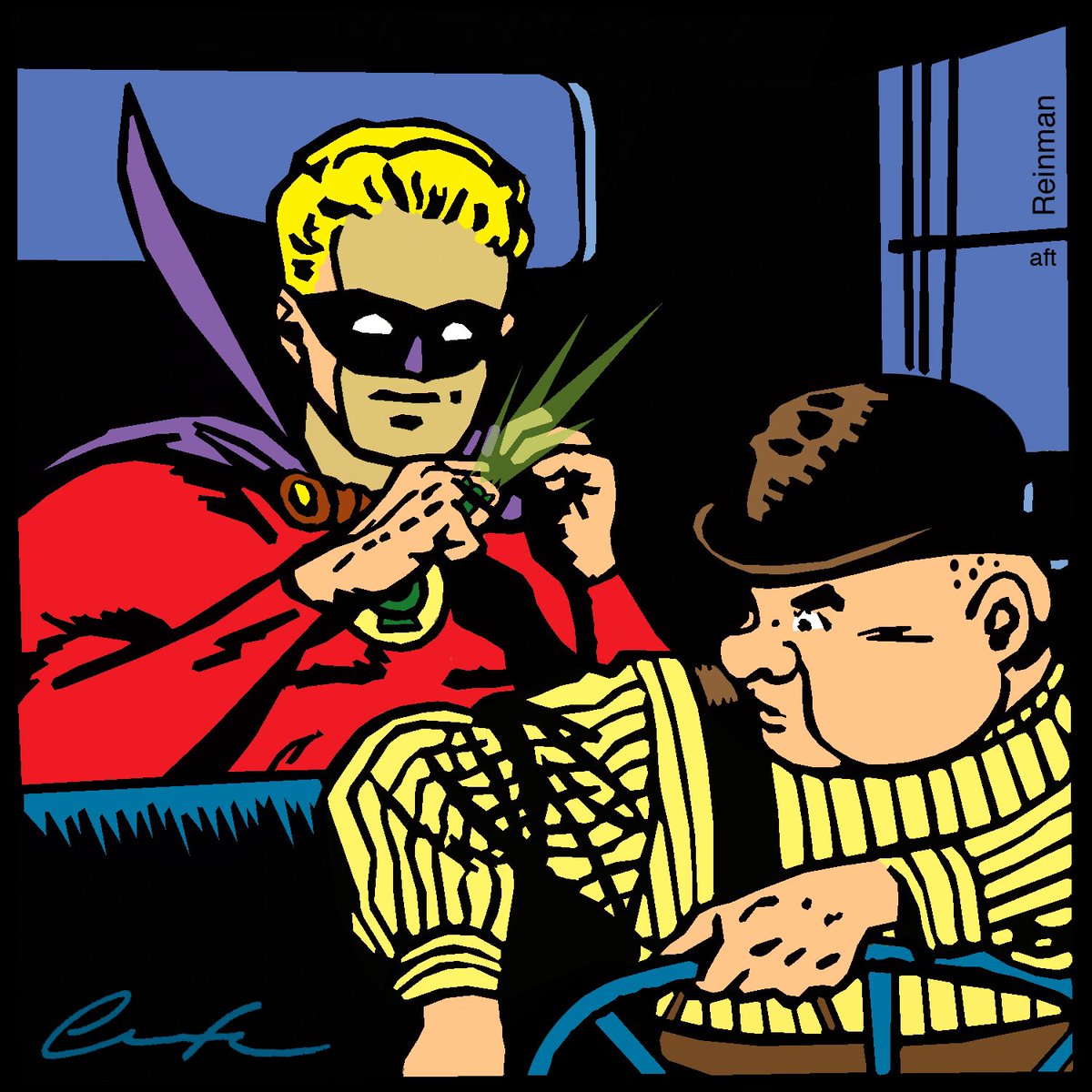 ChuckBrouilette's tweet photo. #OnThisDay in 1941 #GothamCityCabbie #DoibyDickles debuted in #AllAmericanComics #27 #EdwardBrophy-inspired #OriginalGreenLantern #sidekick getsTheJob #afterDisguisingHimselfAsGL when #GL is #thoughtKilledInBattle swings a mean #pipeWrench 4justice whenNotDrivingHisCab #Goitrude https://t.co/IoDlLDO4QE
