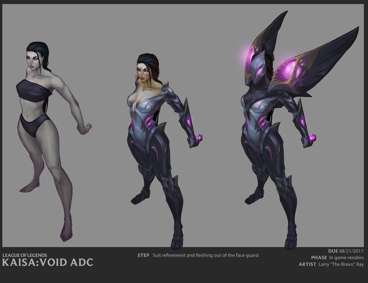 Spideraxe30's tweet photo. Riot BravoRay was recently promoted to position of Art Director of League. He was previously the Art Director for the Champions Team and before that a Senior Concept Artist who worked on a ton of champs like Jhin, Akali, Warwick, Swain, Kai'Sa, and the next new champ. https://t.co/kRTMQH16xC