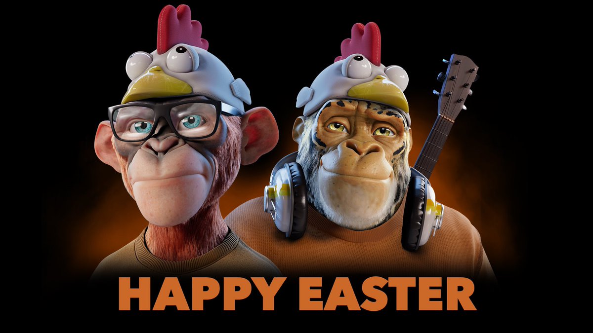 PrimeApePlanet's tweet photo. The Prime Ape Planet team would like to wish all of you a happy Easter!🥚

Let us know what your plans are for today👇 https://t.co/zqJoes1KPy